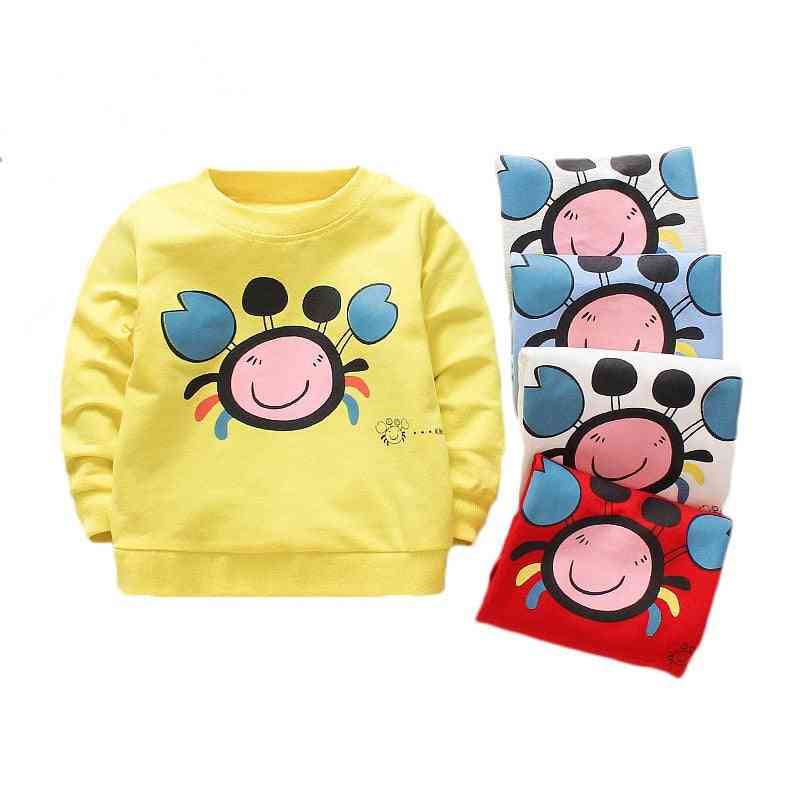 Spring/autumn Cotton T-shirt Cartoon Long Sleeves T-shirts For Baby