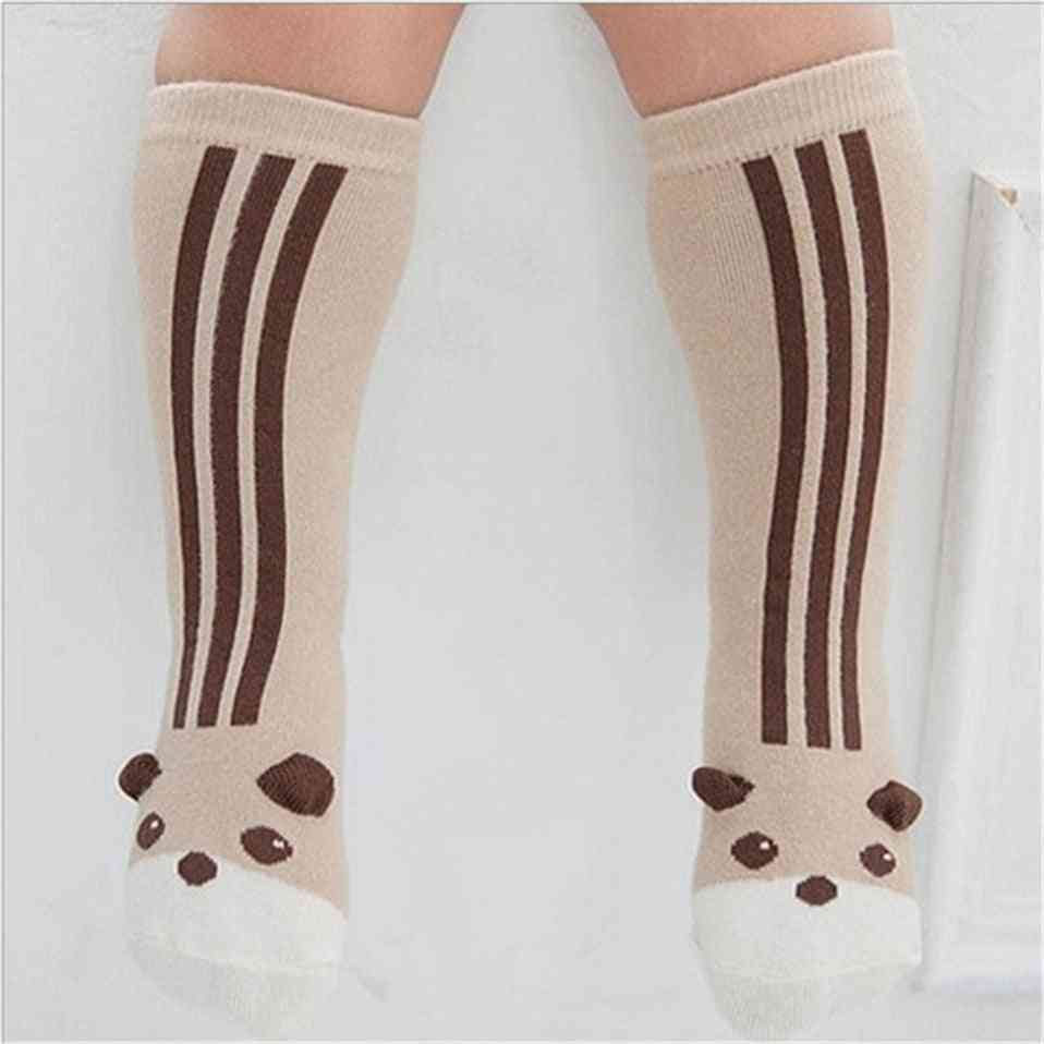 Newborn Girl Boy Animal Pattern, Anti-slip Knee High Sock