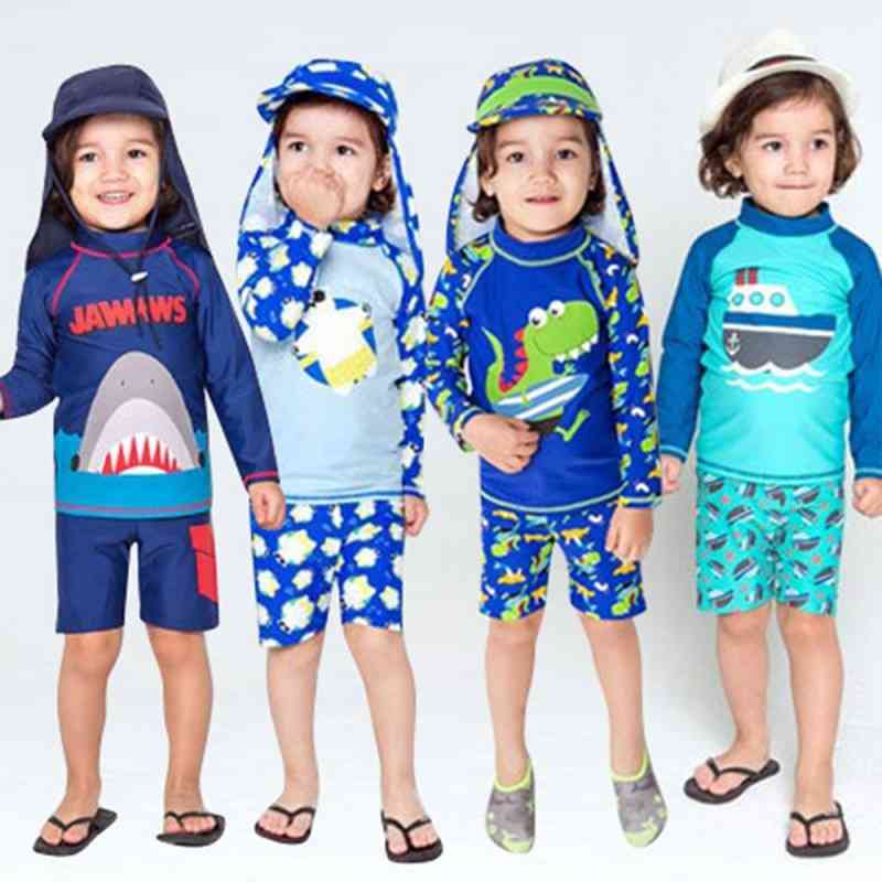 Boy Swimwear Swim Trunk Beach Cap Baby Cartoon Bathing Suit