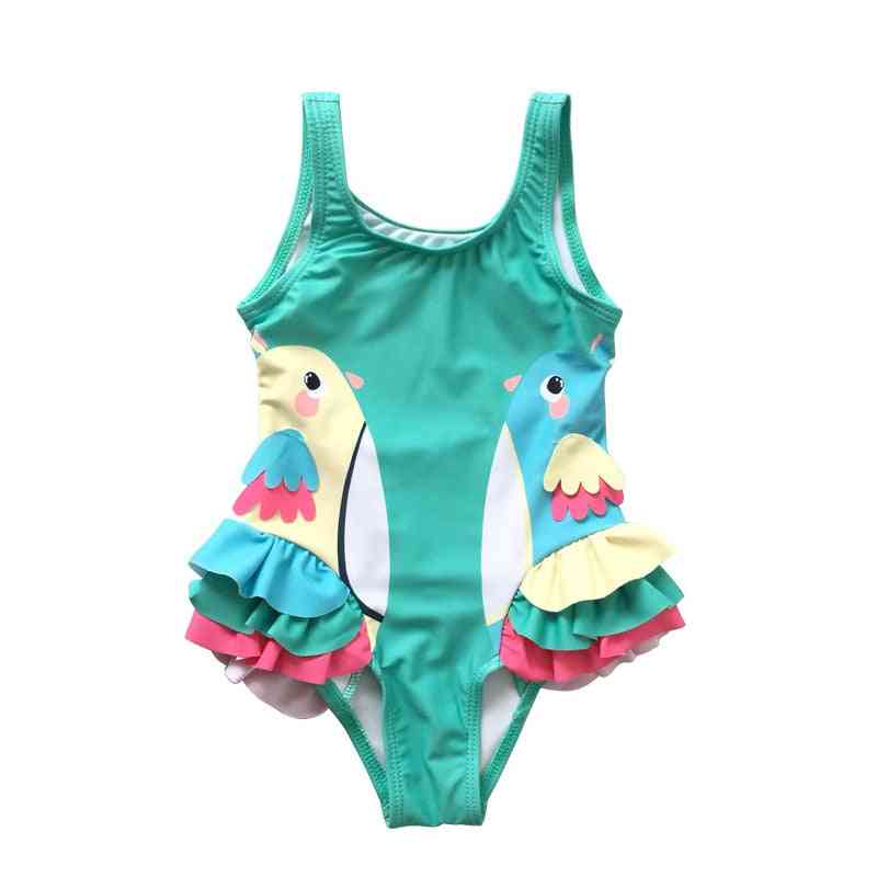 Baby Swimsuit With Cartoon Pattern Beachwear Bathing Suit