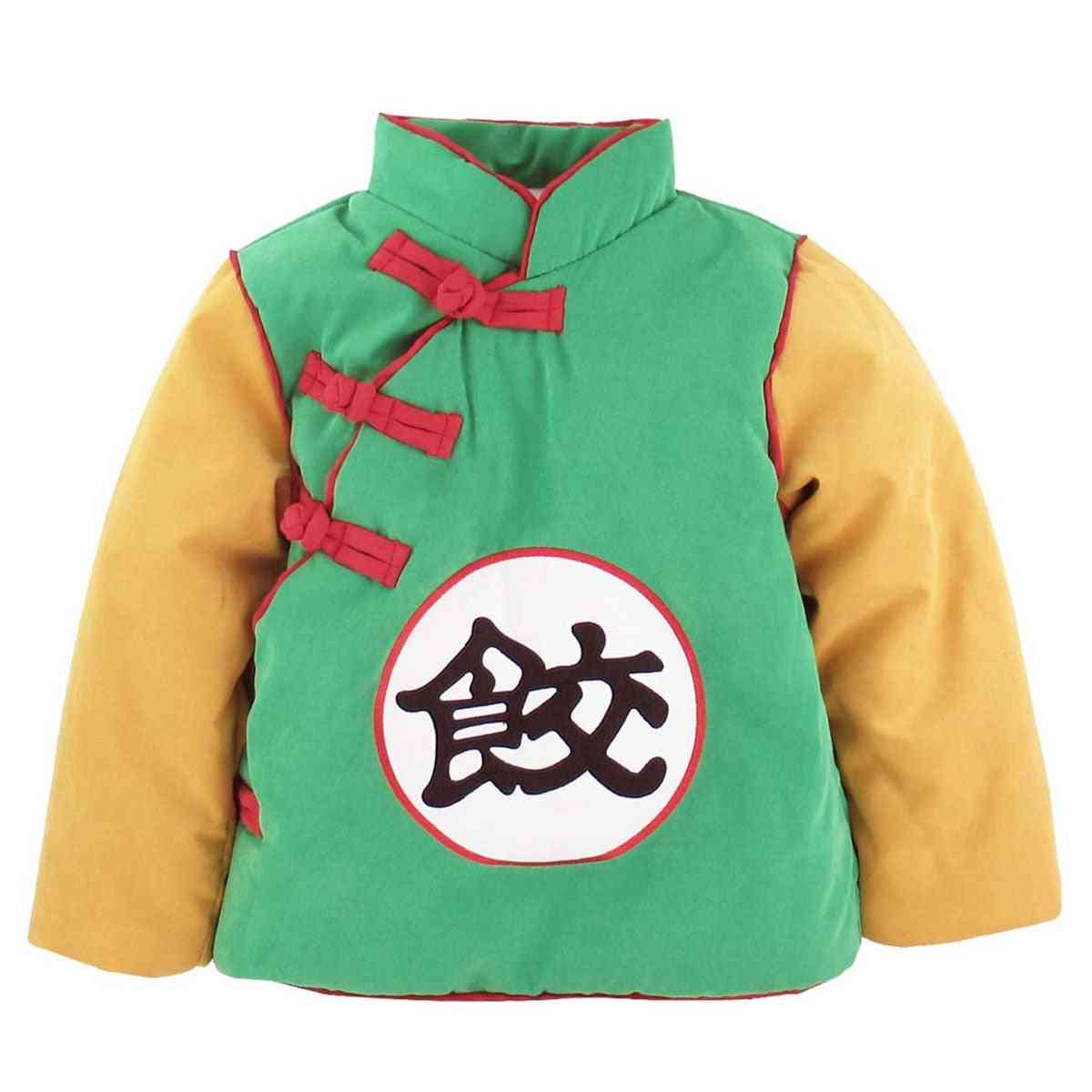 Detská zimná bunda, cosplay vianočný kabátik