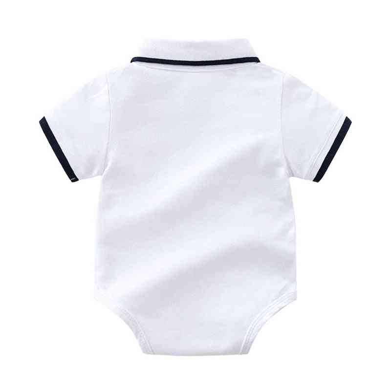 Top Sommermode Neugeborenen formale Kleidung Set Baumwolle Strampler Shorts Gentleman Anzug Kinder