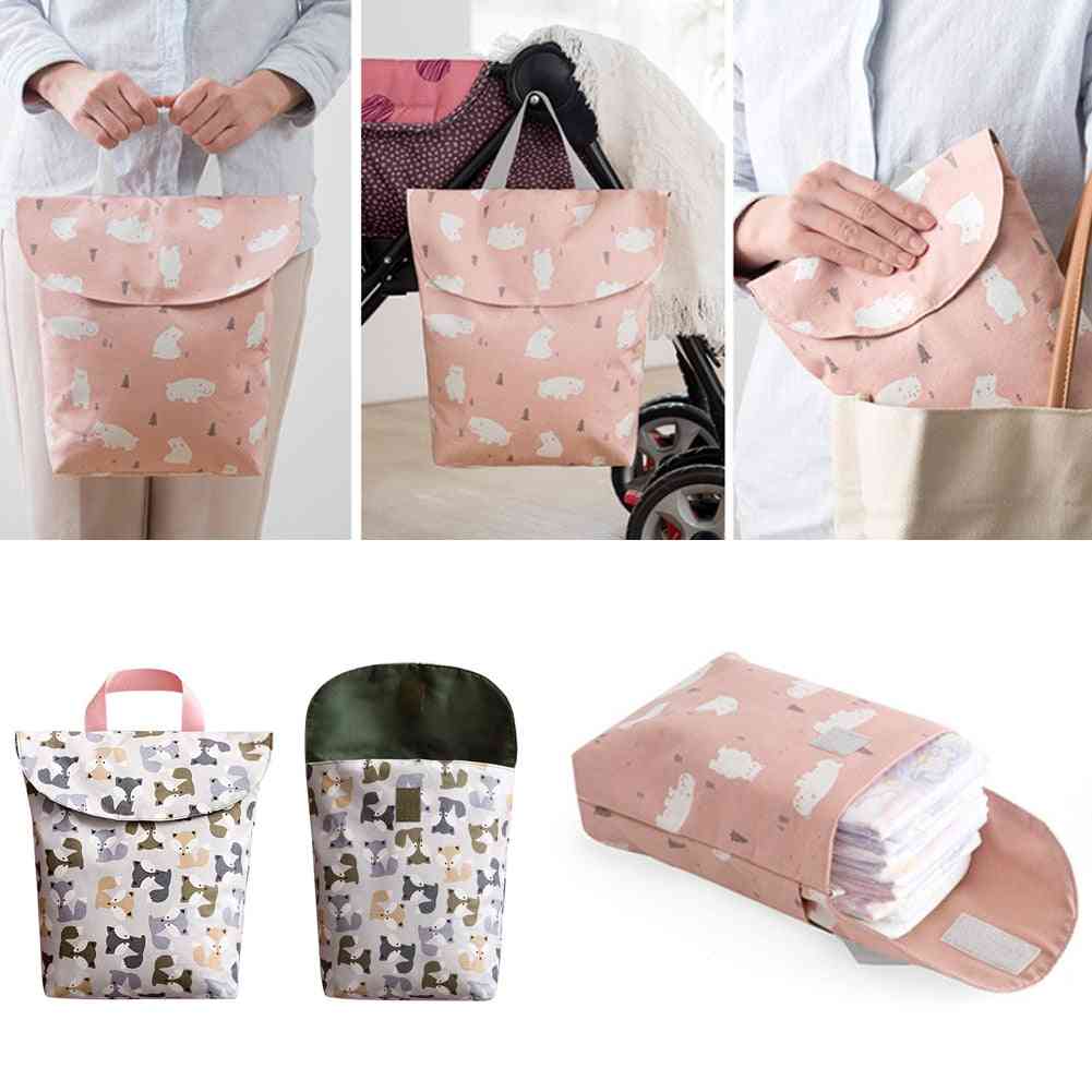 Mini, Waterproof Wet, Dry Infant Cloth Diaper Bag