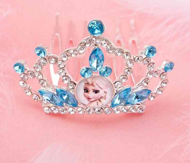 Księżniczka mrożona anna/elsa/ariel ubierz koronę peruka magiczny makijaż;