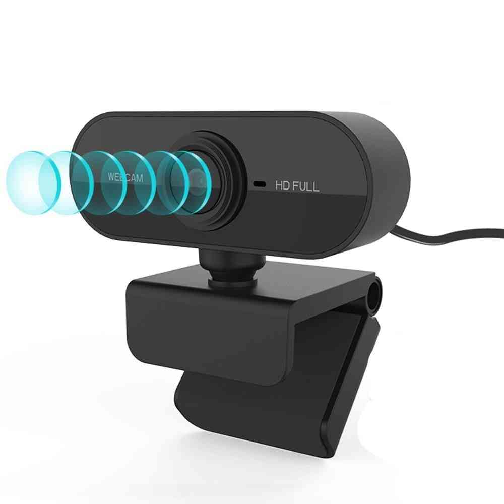 1080p- full hd webbkamera med mikrofon usb-kontakt