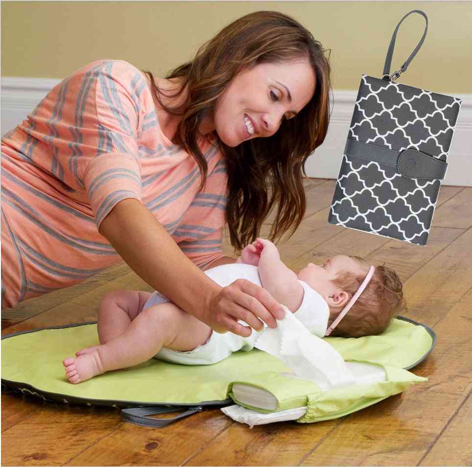 Waterproof- Portable Diaper Changing, Pad Mat Sheet For Baby