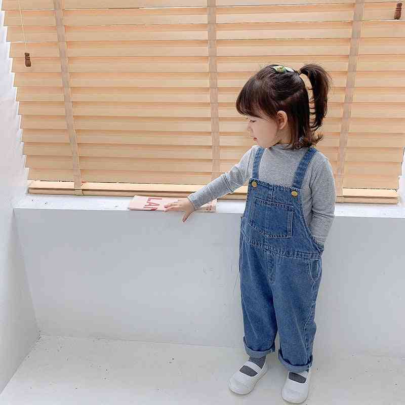 Autumn- Overalls Loose, Denim Pants For