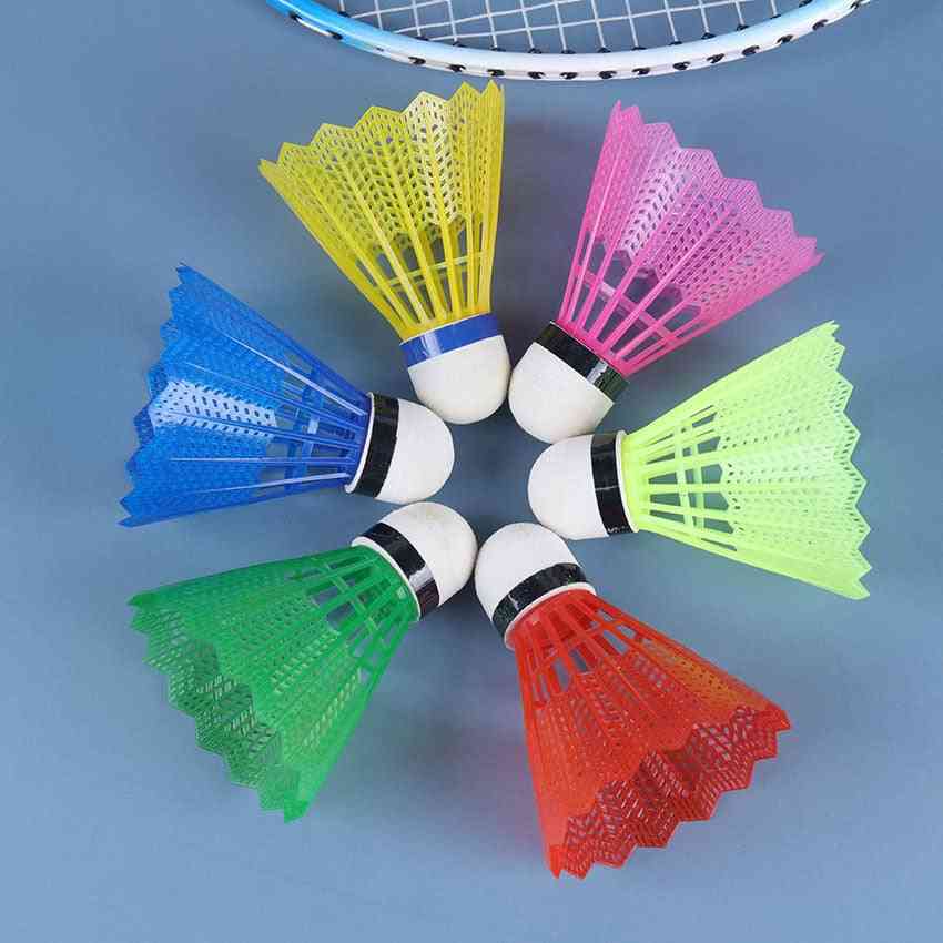Outdoor Badminton Game Accessorie - Portable Shuttlecocks, Foam Ball Head Plastic