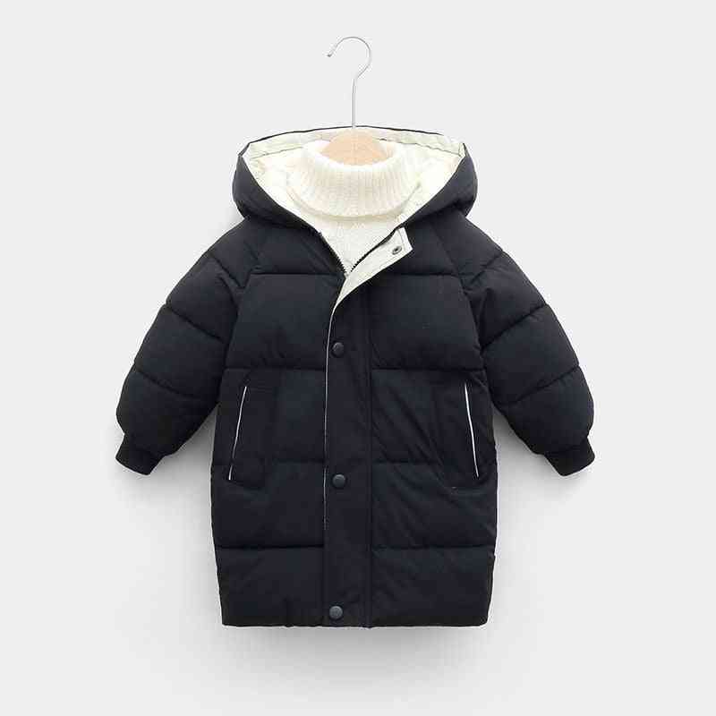 Veste pour enfants à capuche en coton épais et chaud parka manteau de survêtement