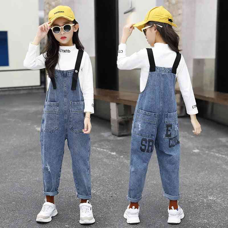 Pocket Casual Jeans Jumpsuits