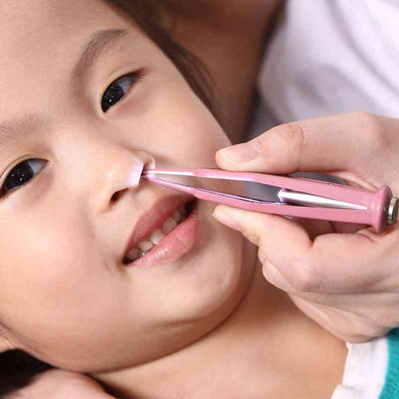 Detská baterka booger klip čisté ucho nos bezpečný nástroj starostlivosti