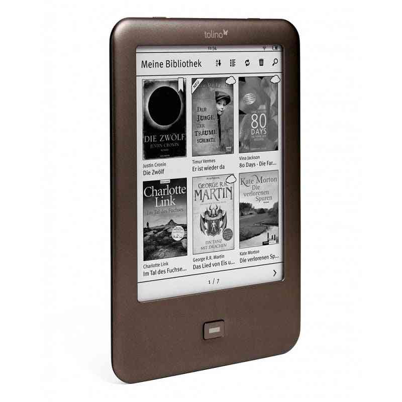 Built In Light Wifi Touch Screen Electronic Book Reader