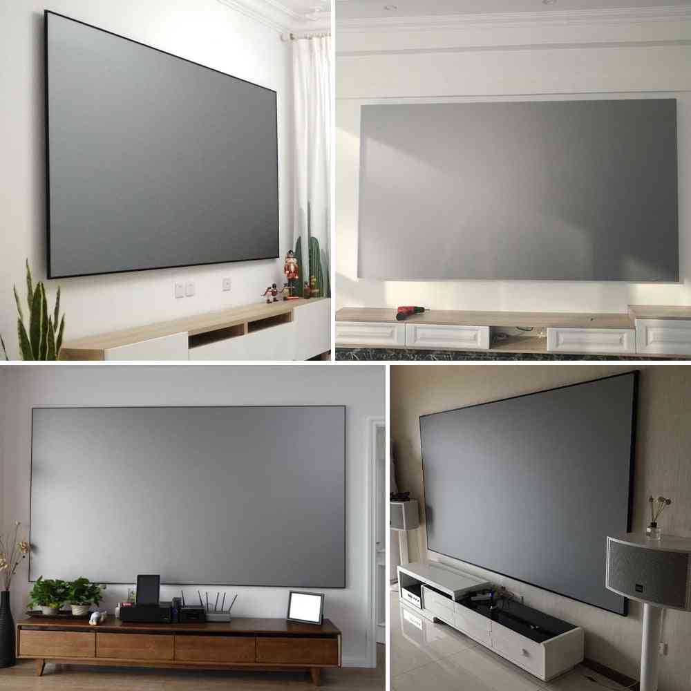Reflective Fabric Projector Projection Screen Enhance Brightness