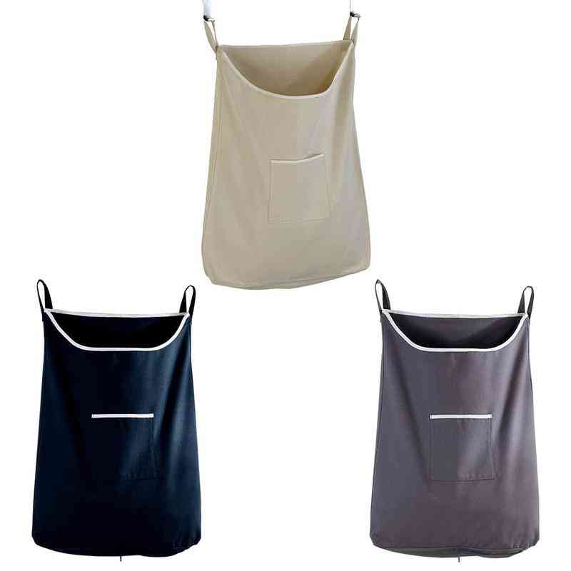 Household Large Capacity Dirty Clothes, Pocket Hanging Laundry Bag
