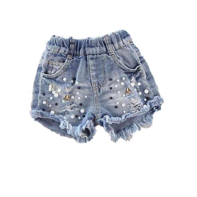 Girls' Summer Pearl Jeans Shorts