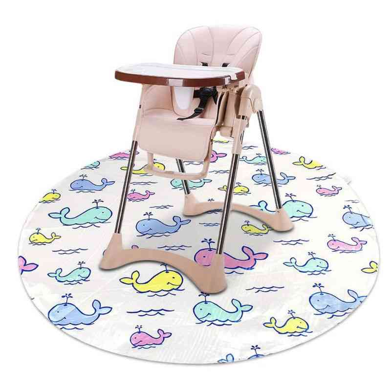 Baby Kids Feeding High Chair Splash Round Mat