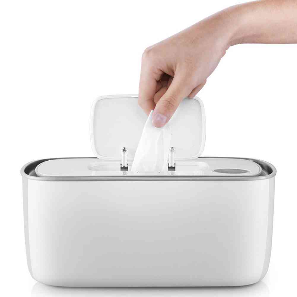 Wet Wipes- Heater Baby Temperature, Tissue Box Sensor Led (white)