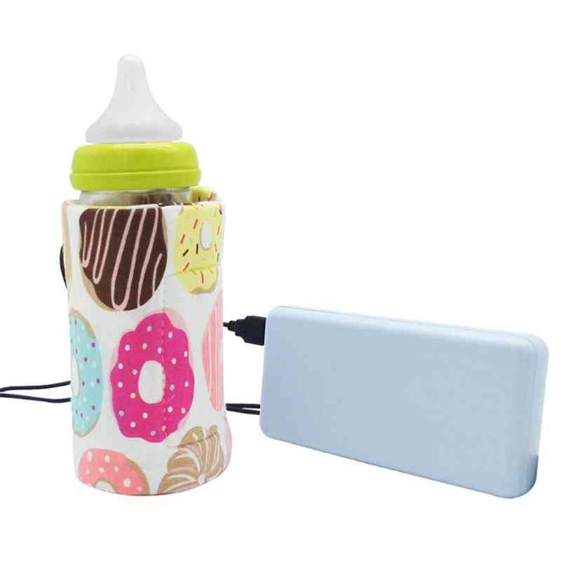 Outdoor Cup Warmer Heater, Infant Feeding Portable Usb Baby Bottle  Insulation Bag