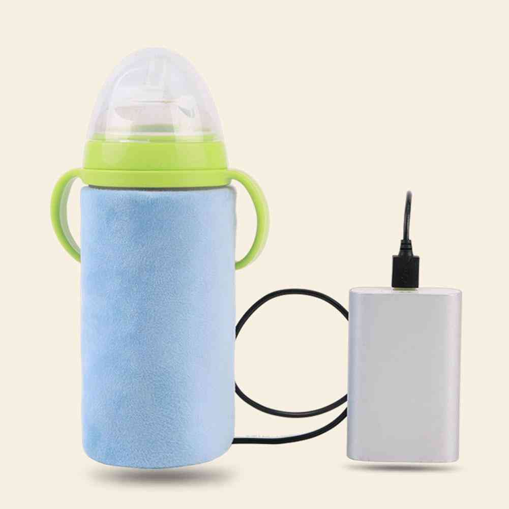 Portable- Usb Warmer Heater, Infant Feeding Milk Bottle, Bag Storage Cover