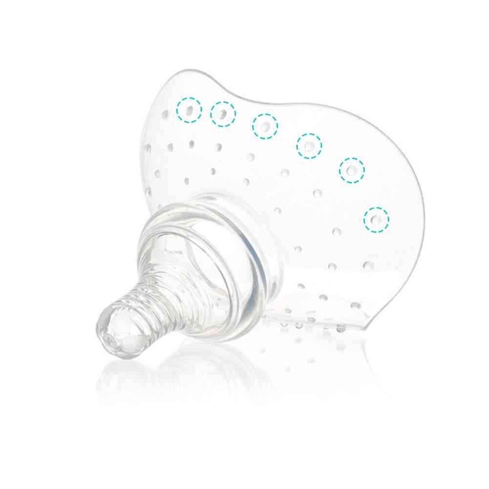Tettarella in silicone per madri che allattano, imbottitura per il seno, copertura protettiva (trasparente)