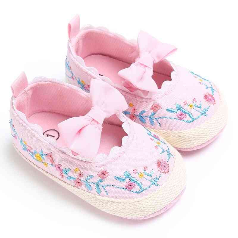 Newborn Baby Princess Cute Bow, First Walkers Shoes