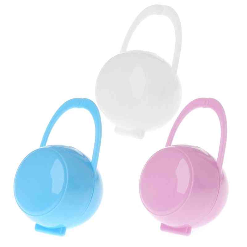 Portable Baby Nipple Box, Girl, Infant, Pacifier Cradle Case Holder, Soother Box