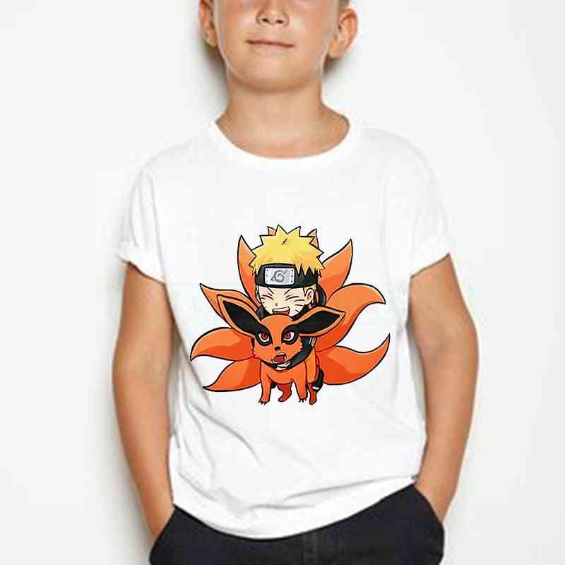 Short Sleeves Uzumaki Naruto Printed T-shirt