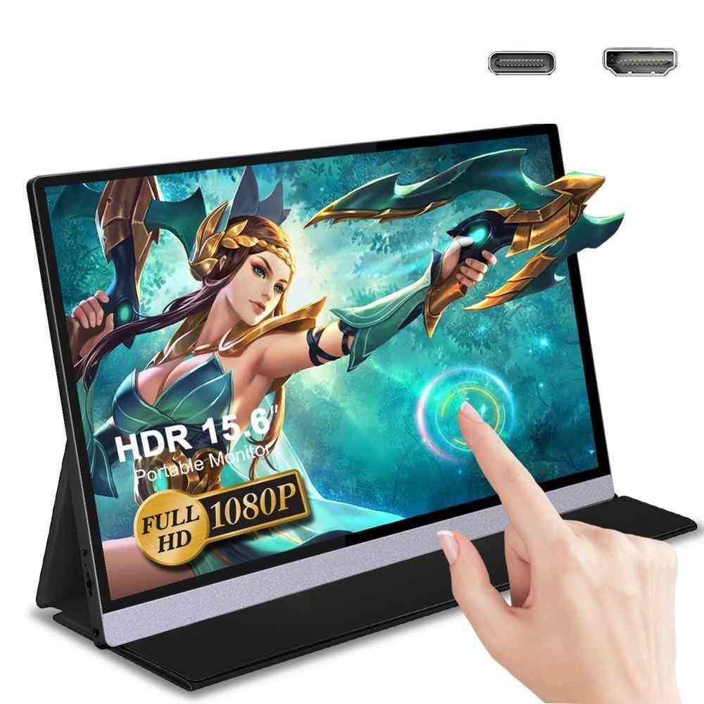 Tragbarer Touchscreen-Monitor IPS-USB-Typ-C-HDMI-Display