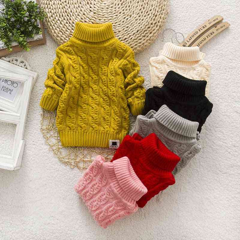 Winter Baby Clothes Infant Boy & Girl Wool Sweaters, Turn-down Collar Shirt