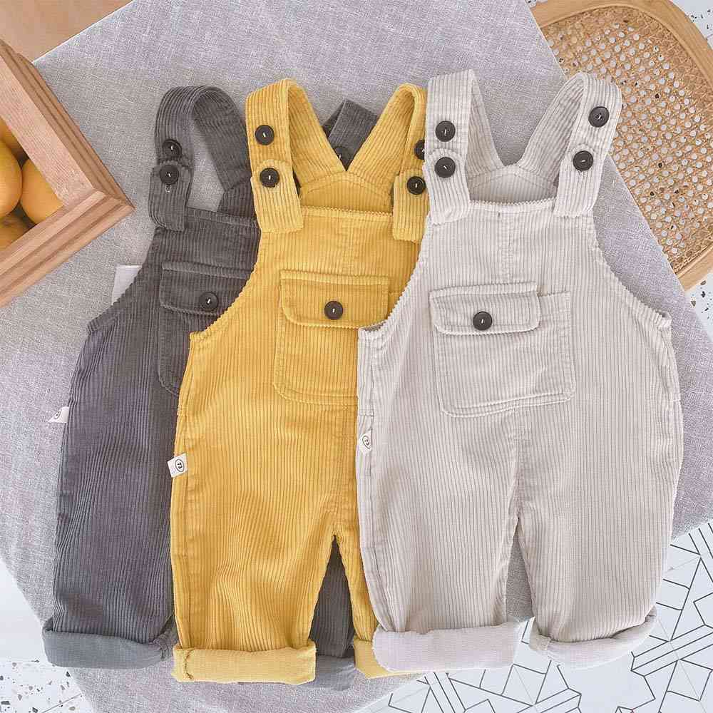 Baby boy overalls, efterår & vinter fløjlsbukser