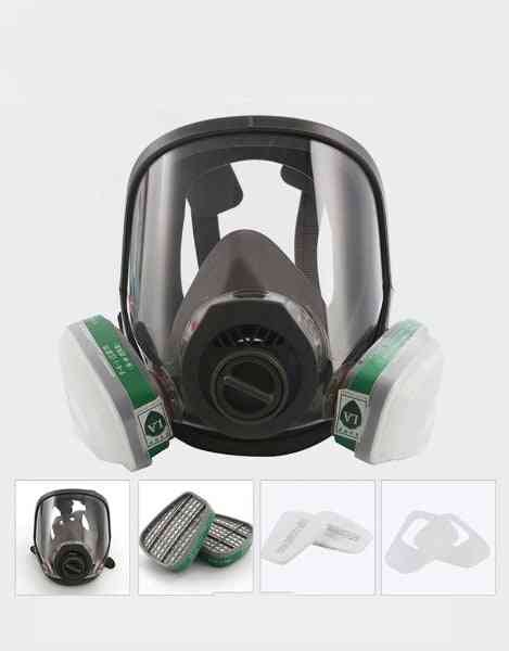 3 Interface Combination 6001/sjl With 5n11 Filter Cotton /  Box Respirator Gas Mask