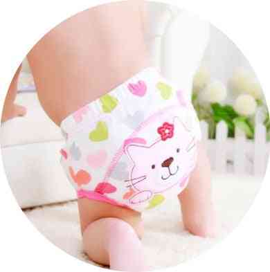 Cotton Reusable Baby Diapers, Waterproof Cloth Nappies, Washable Pants