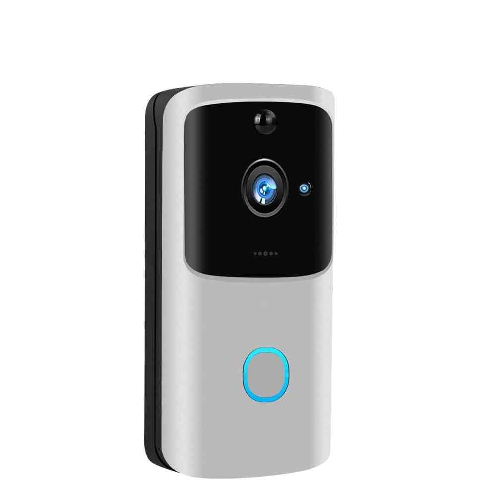 Videocitofono wifi, smart home wireless, campanello ip, allarme di sicurezza della telecamera