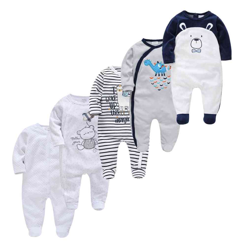 Cotton- Breathable Soft Sleepers, Rompers Pajamas Set For,