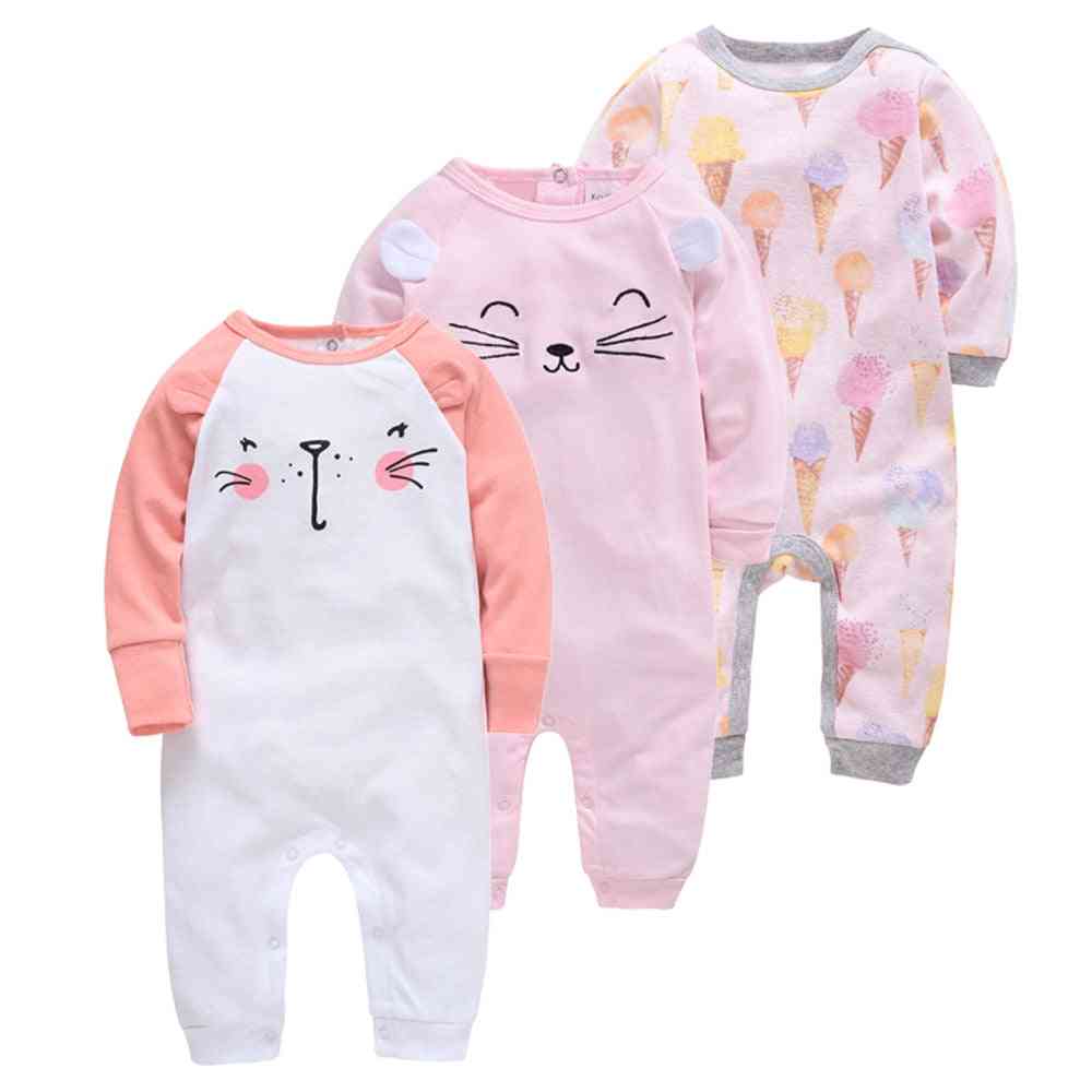 Soft Cotton- Breathable Sleepers, Pajamas Romper Set For Girl, Boy