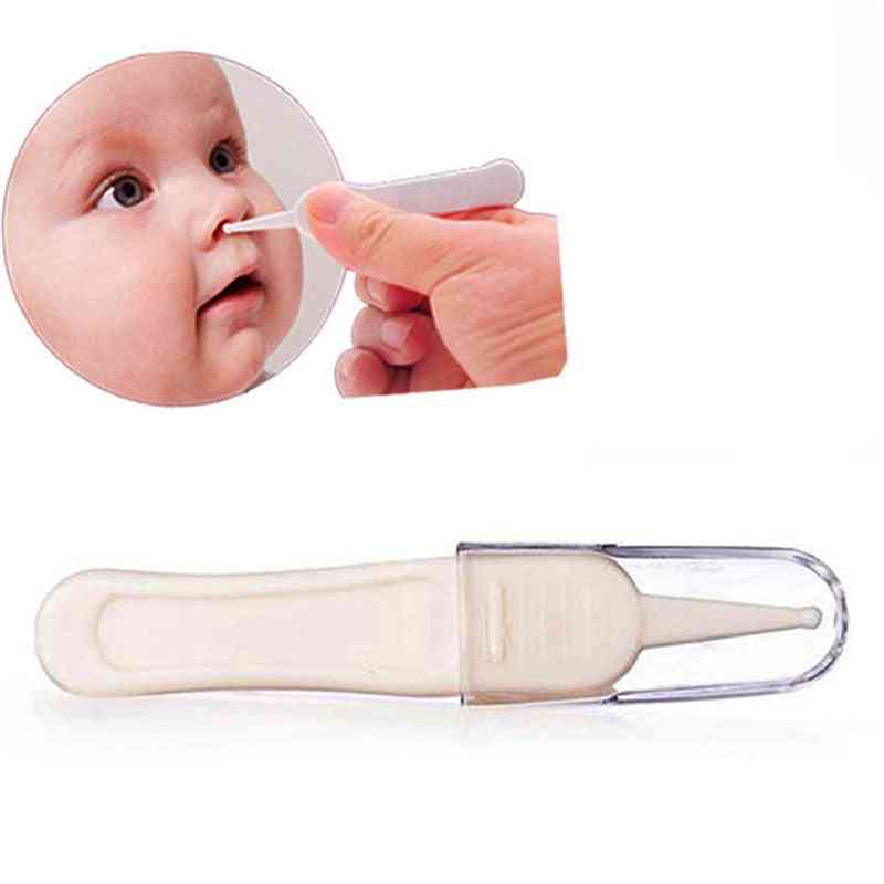 New Baby Safety Plastic Tweezers For Ear Nose Clean