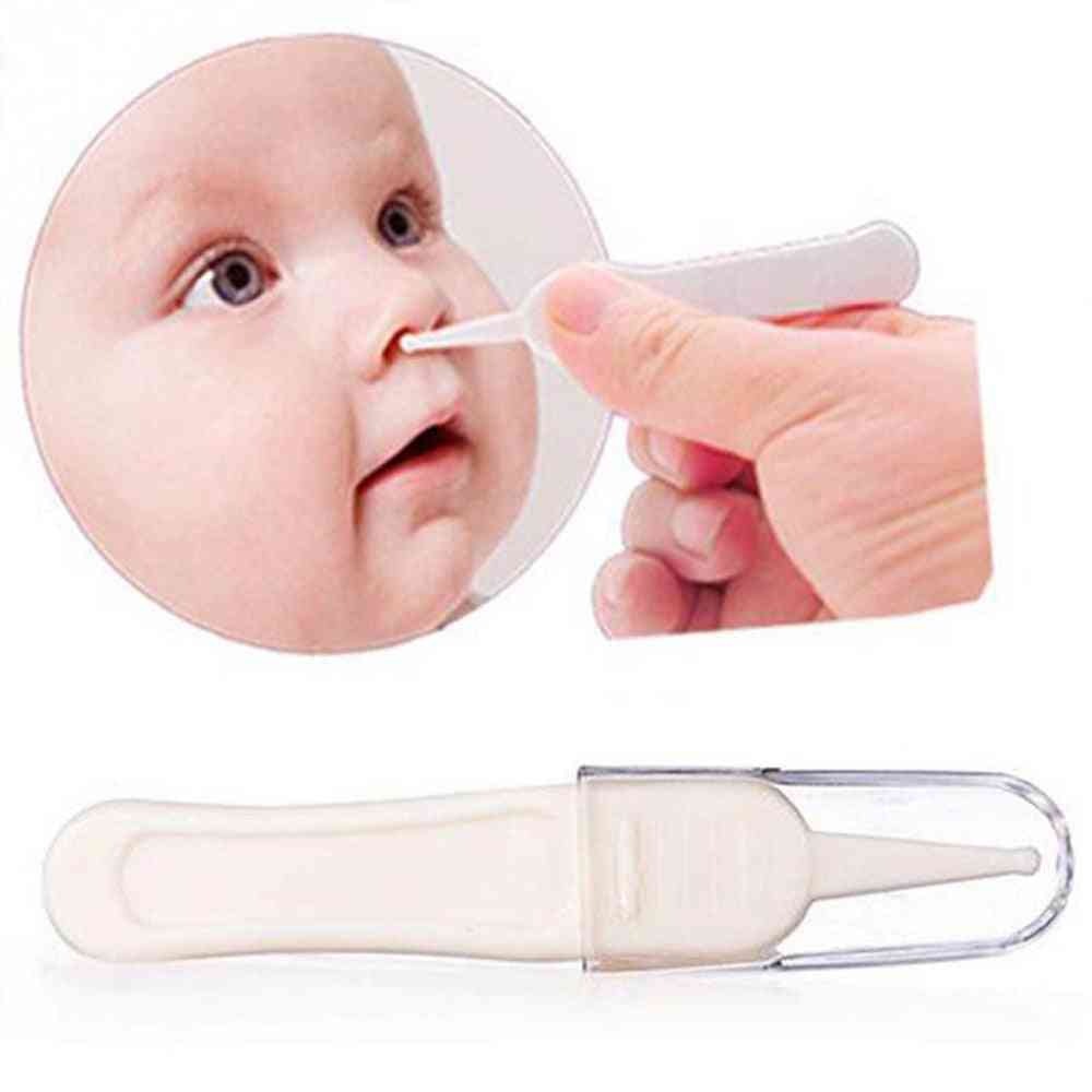 Baby Dig Booger Clips, Clean Ear Nose Navel Safety Tweezers