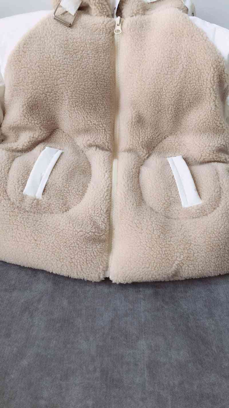 Winter Thick Warm Parkas, Baby Fleece Coat Jacket Outerwear