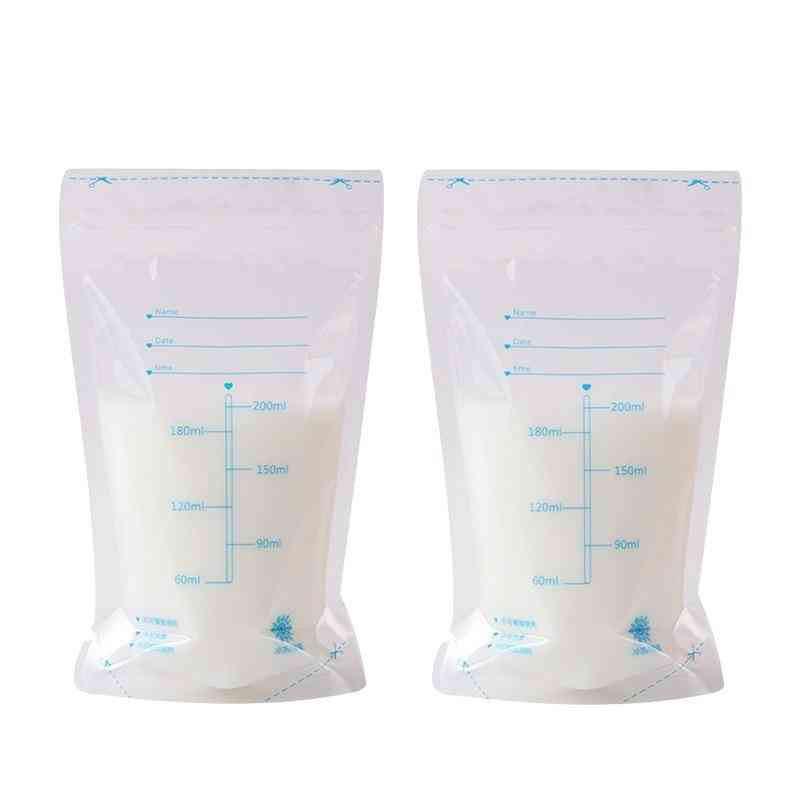 200ml Freezer Bags Milk Baby Food