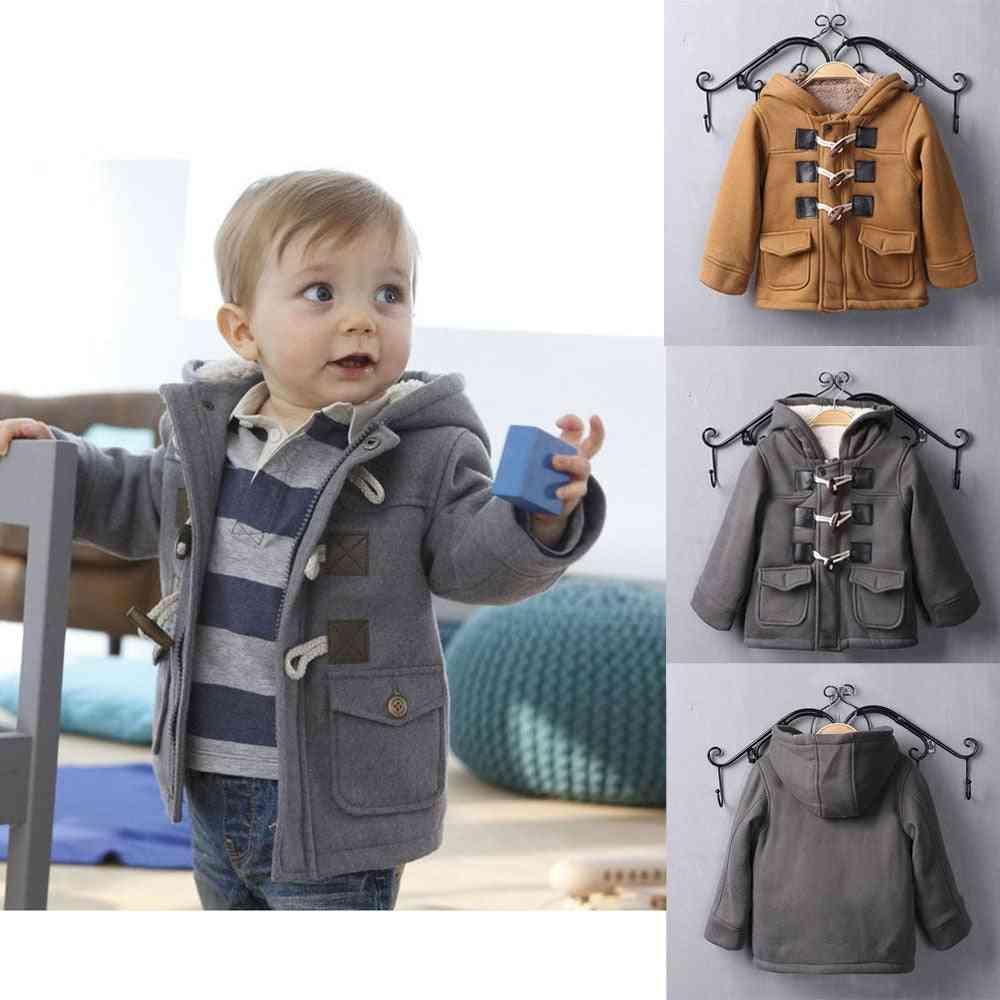 Detská zimná bunda pre chlapčeka fleecová vetrovka kabát