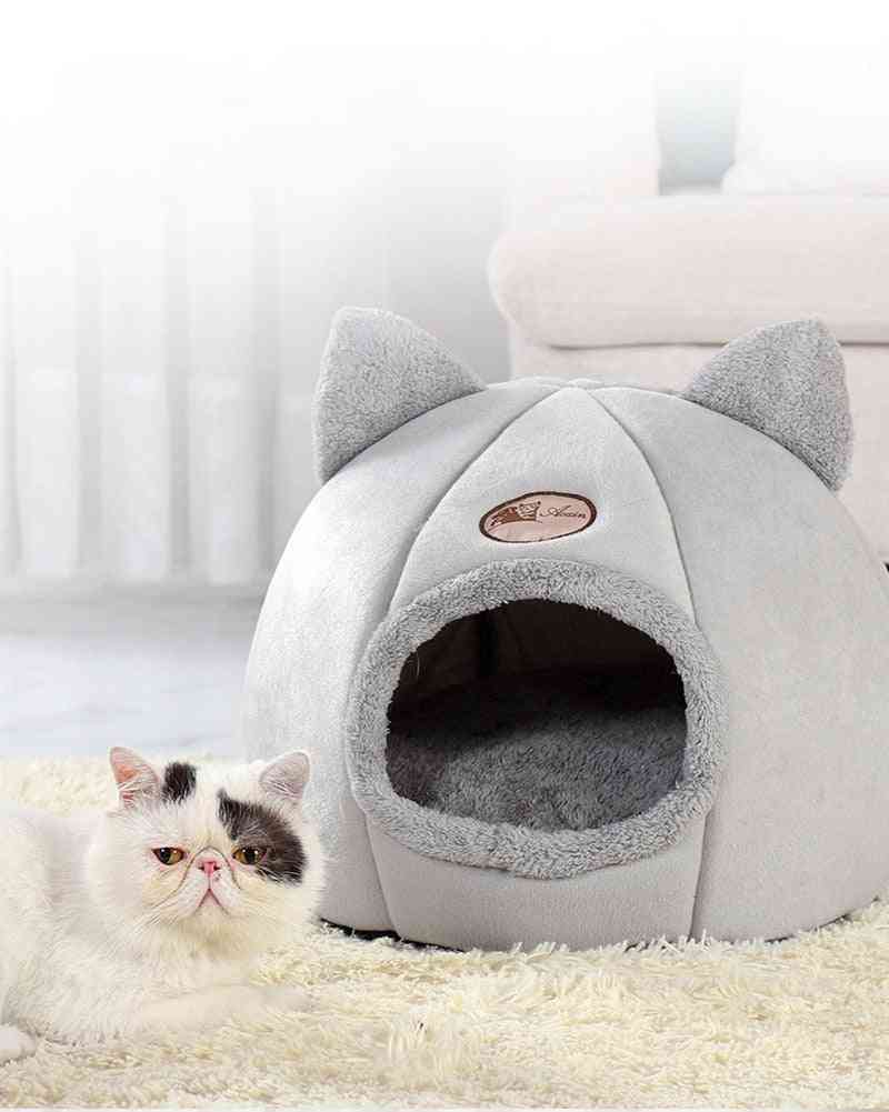 Pet Bed Cave House, Cat Ear, Litter Mat, Home Accessories, Pour Chat Cozy Sleeping
