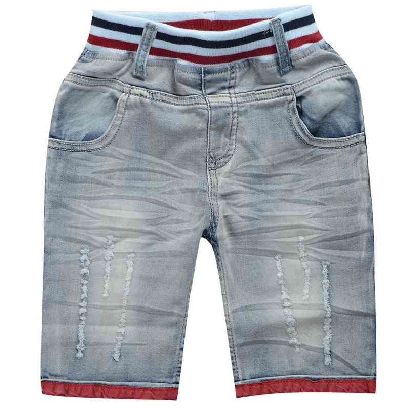 Summer Denim Shorts, Fashion Elasticity Jeans Cowboy Pant