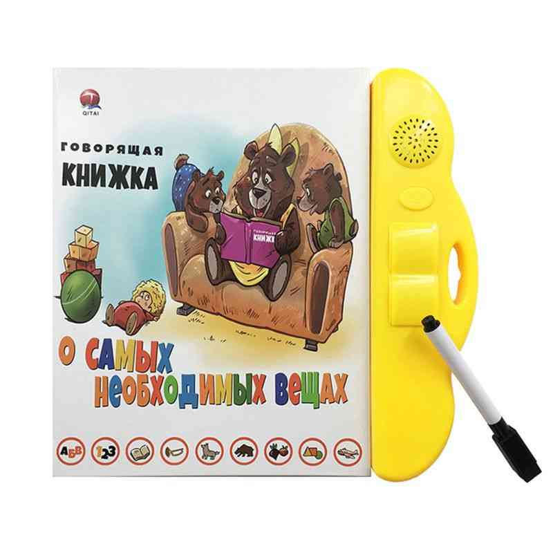 Electronic Sound Book Educational Toy, Language Reading Machine With Learning Pen