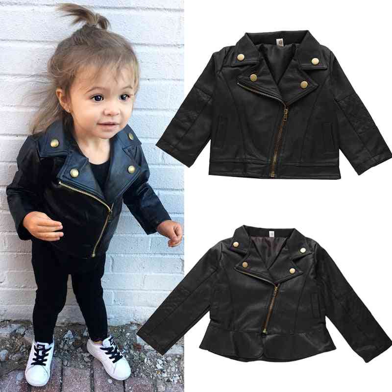 Baby, pu jakker, småbørns cool jakke, frakker