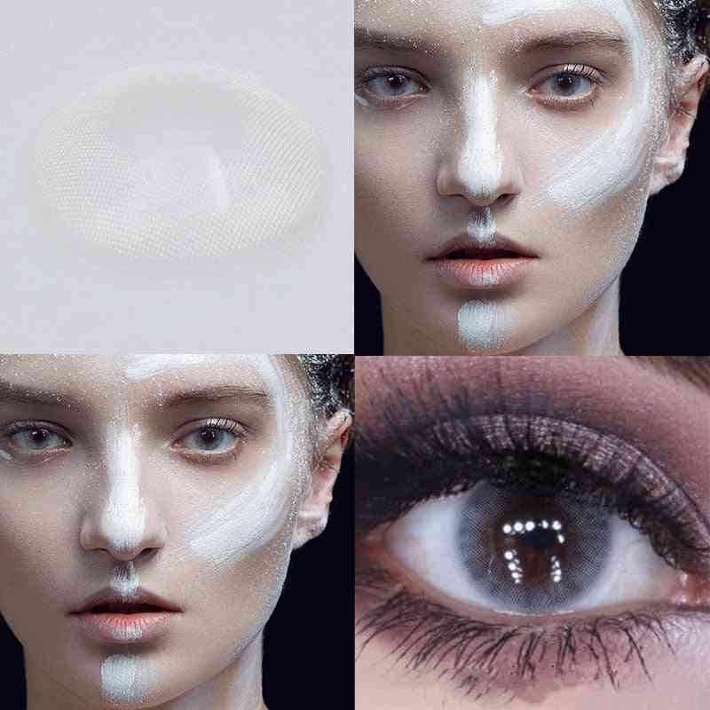 Barevné kontaktní čočky- kosmetické oční přírodní, barevné čočky