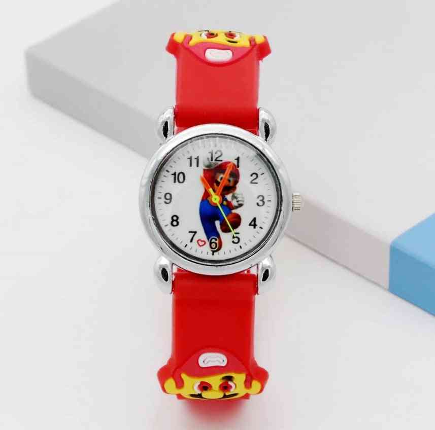 3d Cartoon Super Mario Doll Watch, Kids Watches