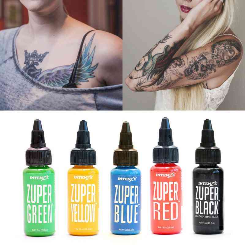 Semi Natural Plant, Permanent Makeup, Tattoos Inks Pigment For Body Art Paint