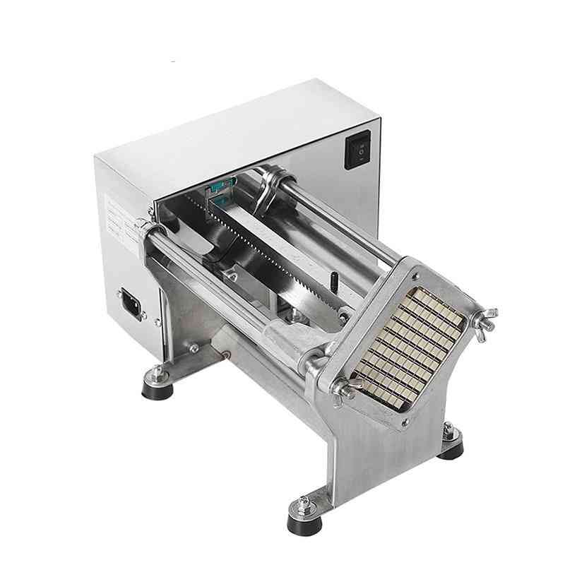 Electric Commercial Potato Chip Cutter French Fries Cutting Machine