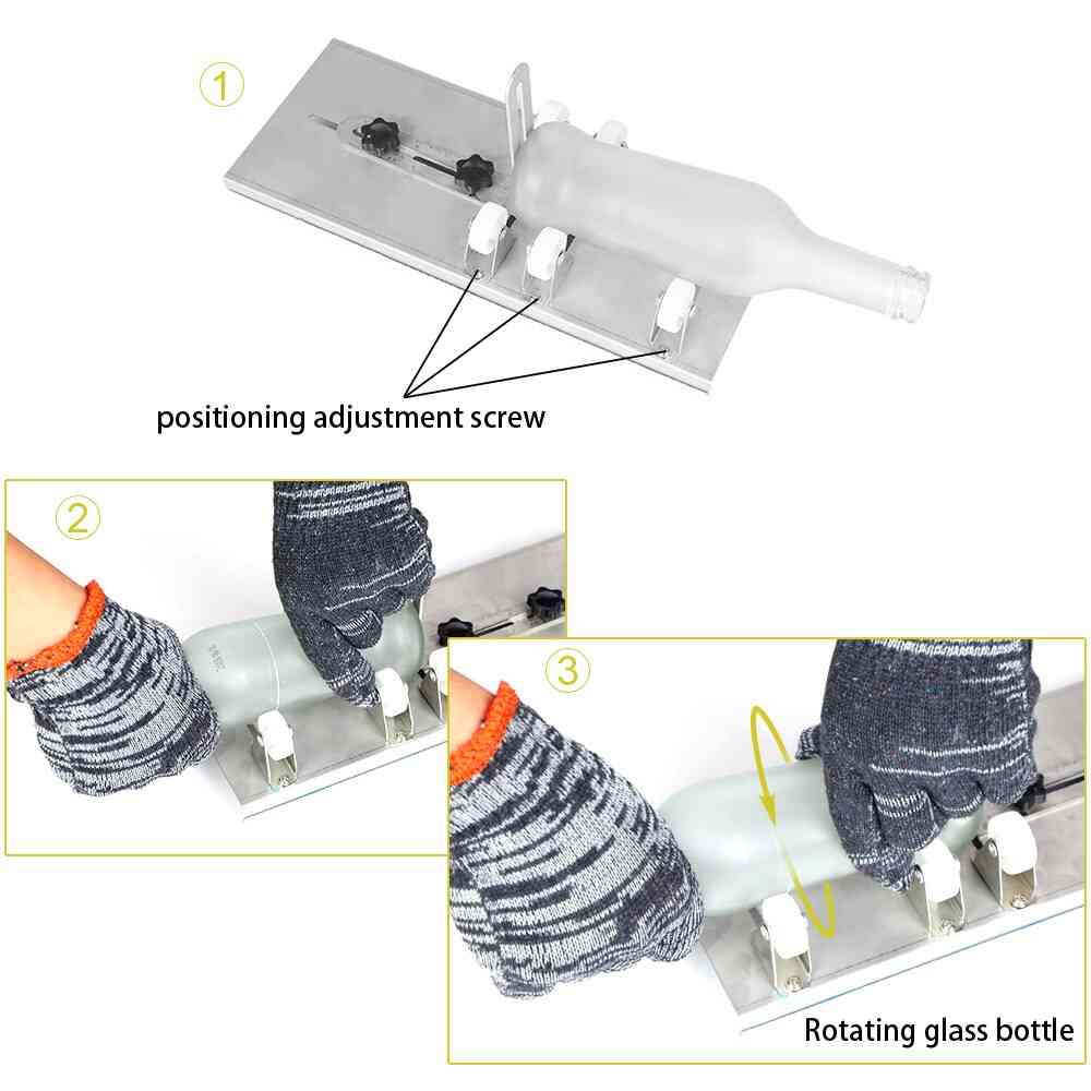 10pcs Glass Bottle Cutter Diy Machine For Cutting Wine Beer