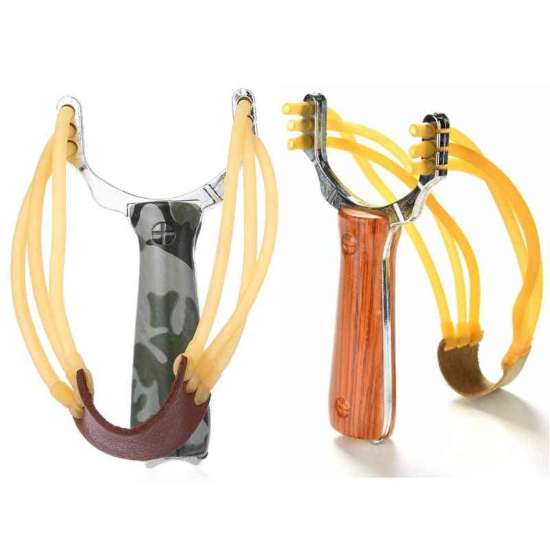 Outdoor Camouflage Edc Velocity Elastic Slingshot Rubber Band For Catapult Hunting Camping Tool